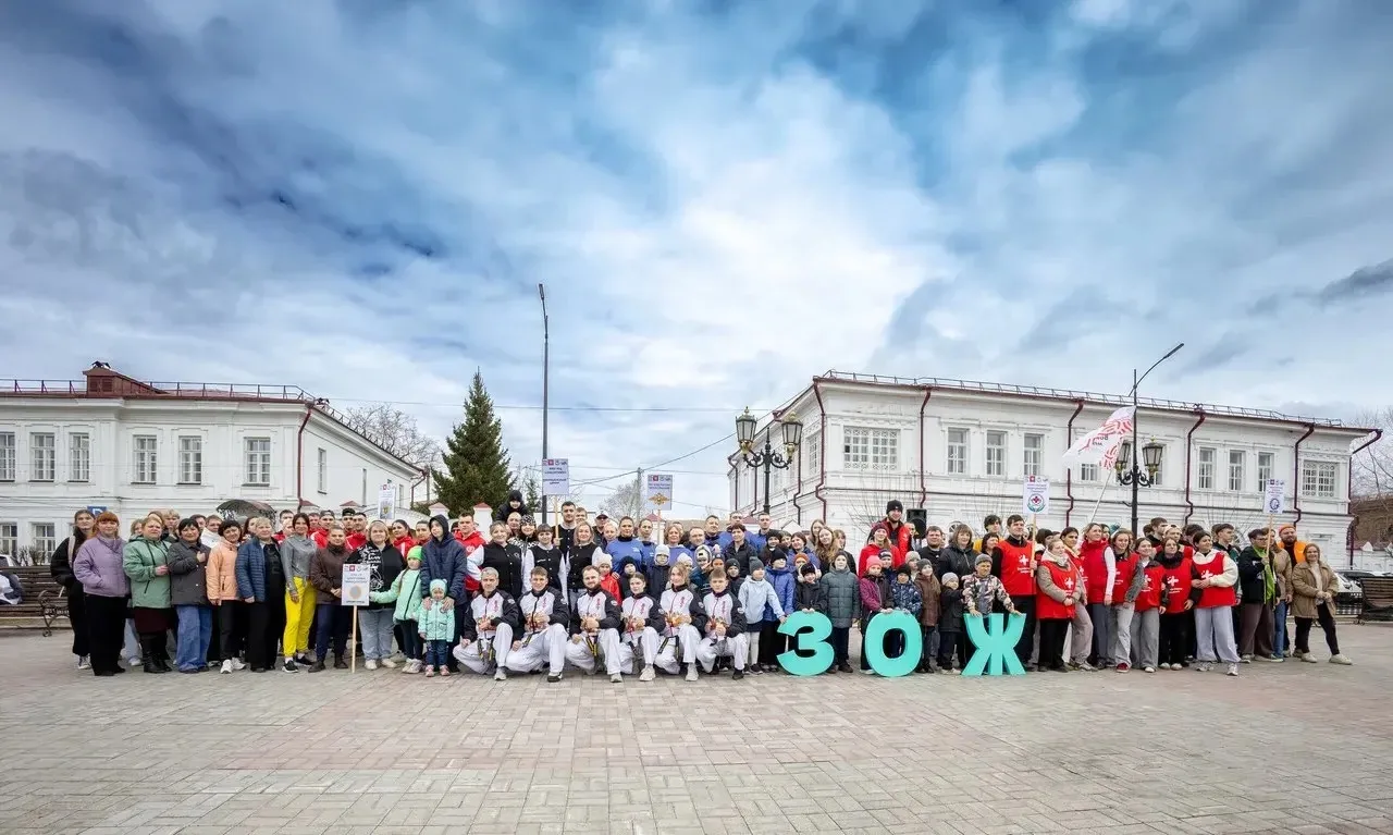 💪🏻🏃🏻‍♂️Всемирный день здоровья в Минусинске: зарядка с чемпионами