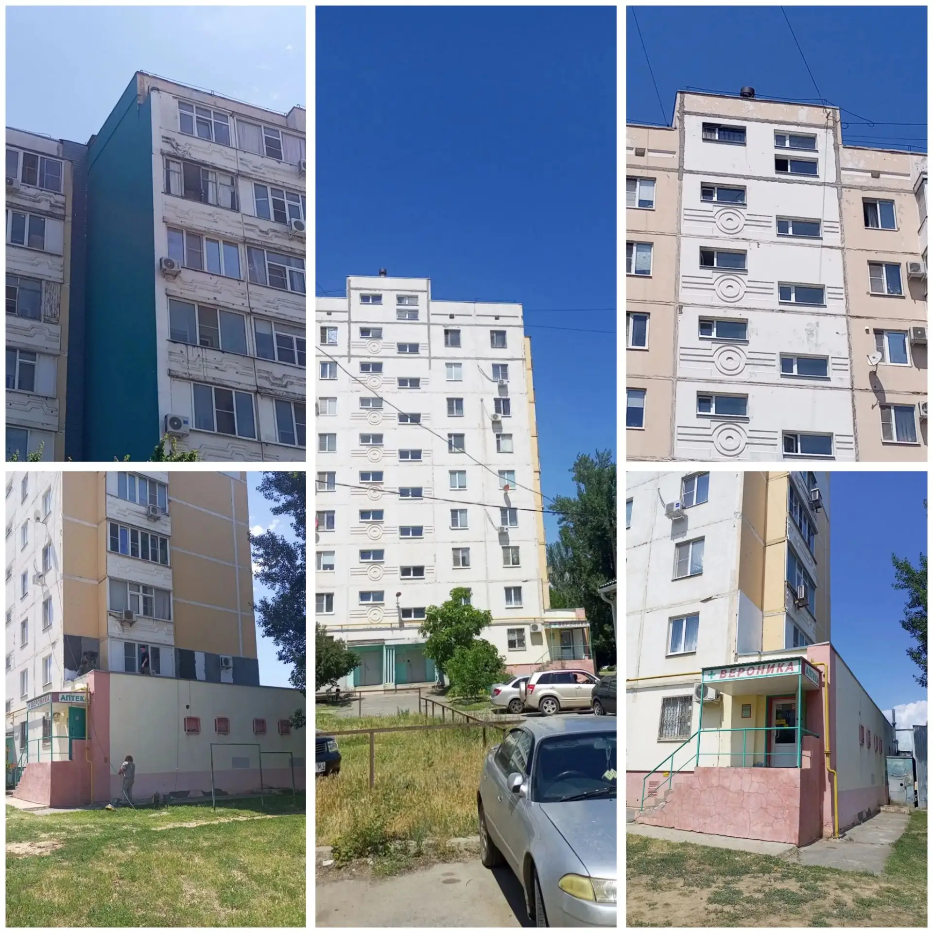 Продолжаем запланированные работы на фасадах МКД.