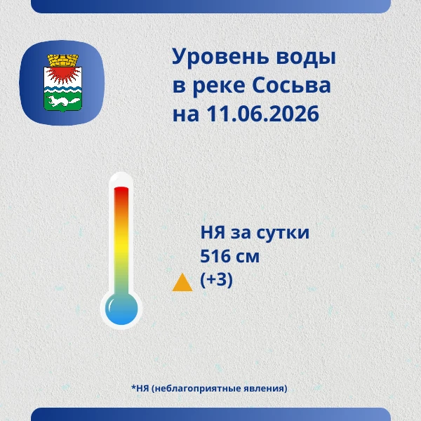 ️ Паводковая ситуация в Свердловской области: информация на 11 июня