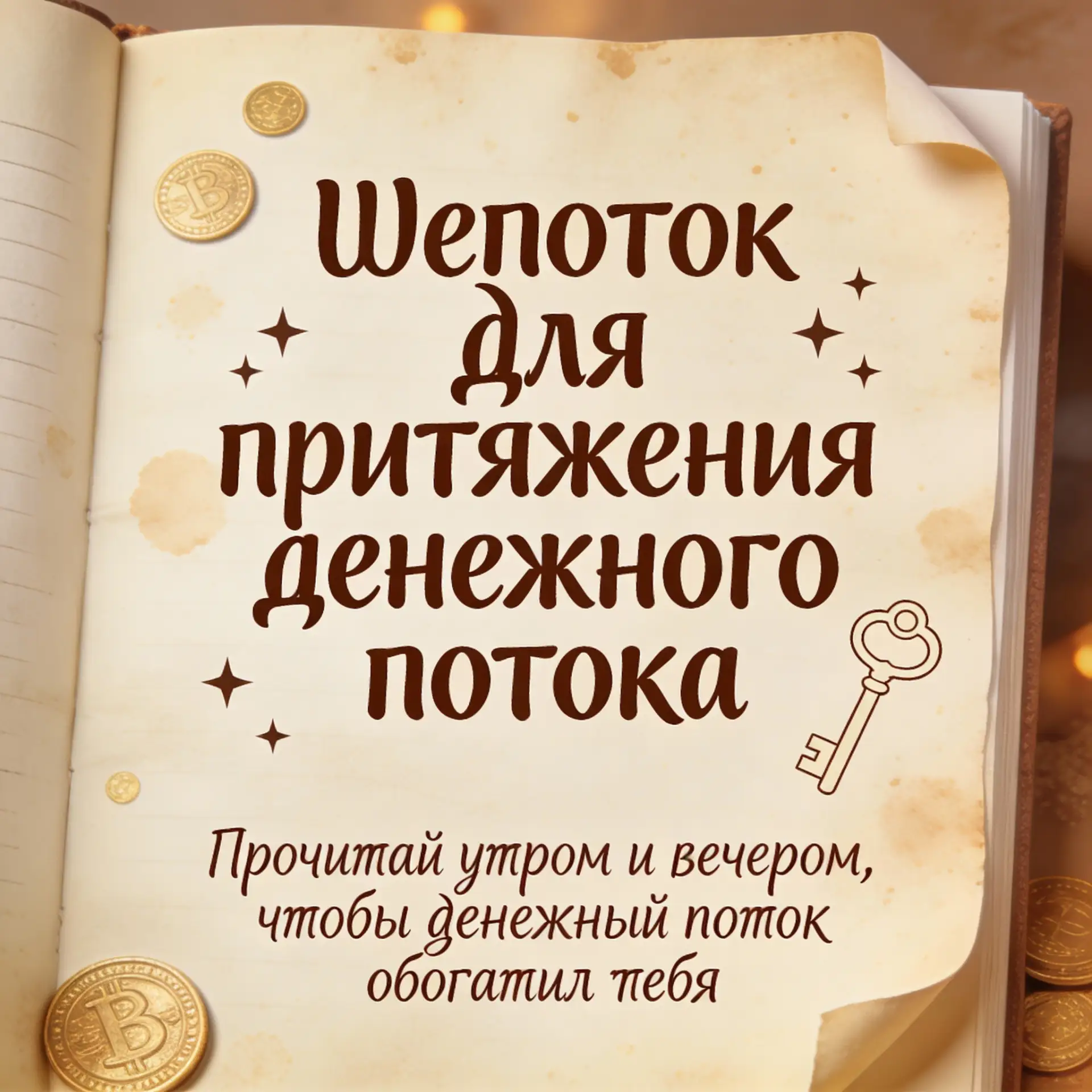 💰Шепоток для притяжения денежного потока