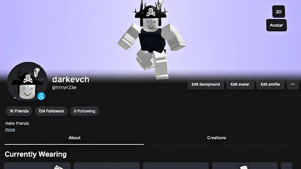 👍 Фоны для профилей появятся в Roblox