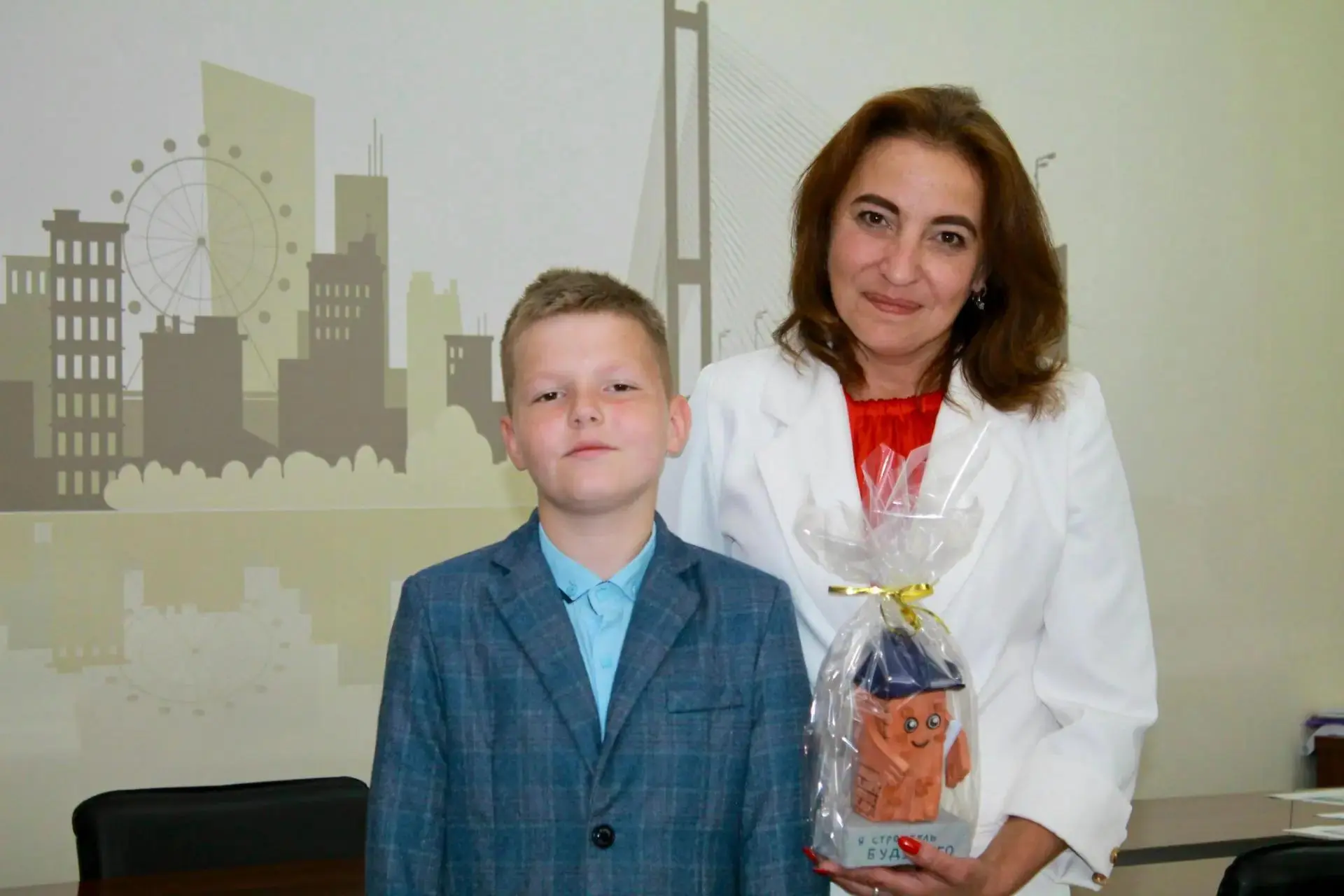 Ученик 3 «Г» класса встретился с министром строительства Кузбасса