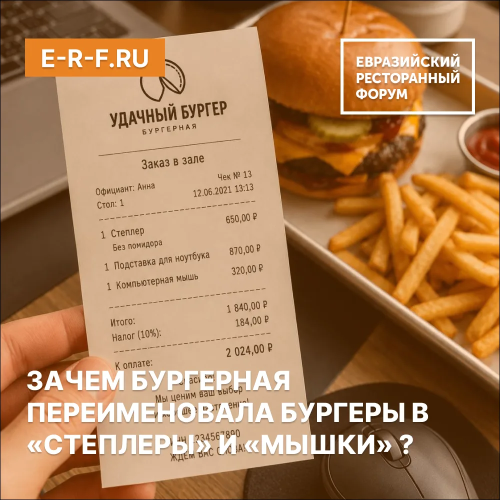 Бургерная переименовала бургеры в «степлеры» и «мышки» — и вот зачем🧐