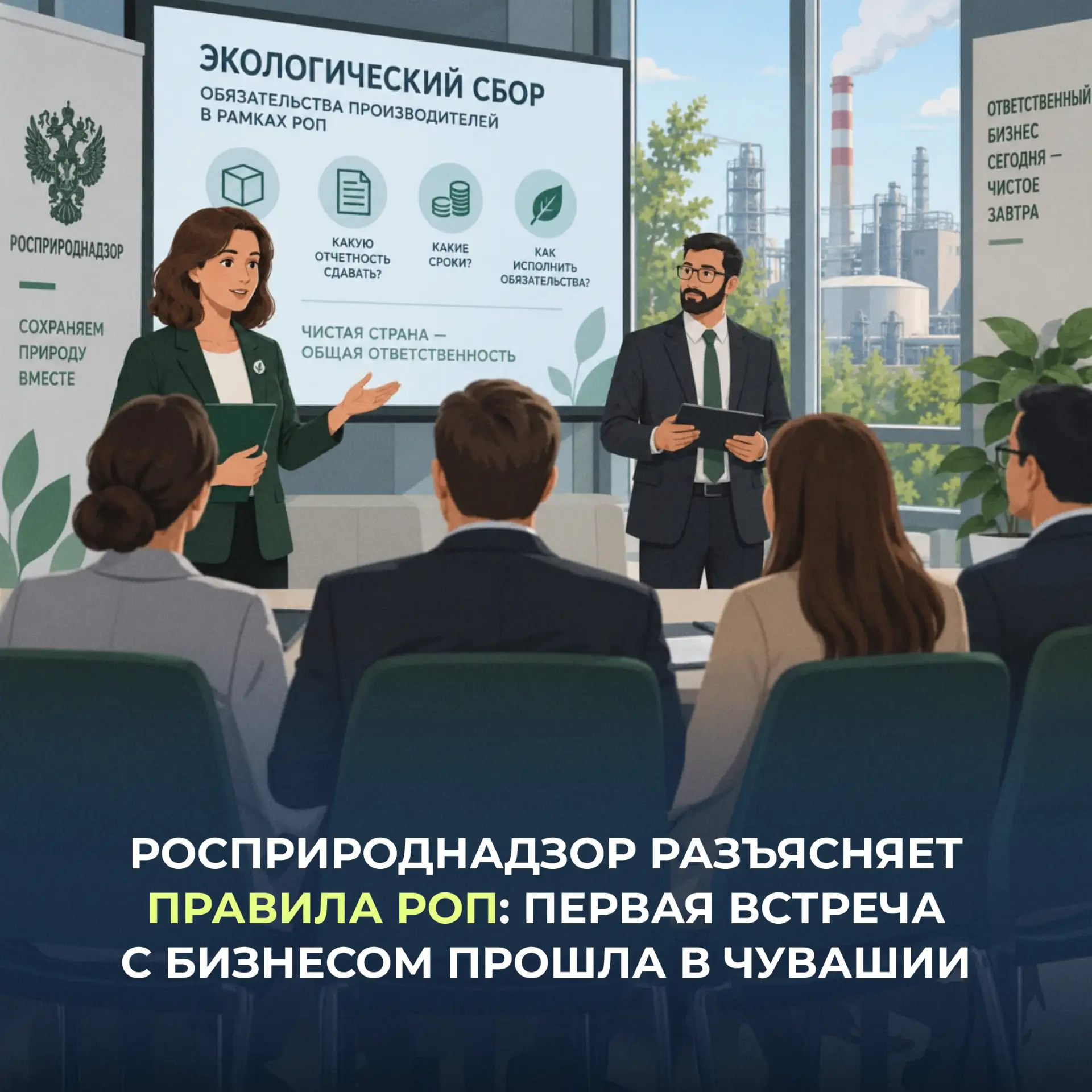 Росприроднадзор проведет серию встреч с производителями товаров по вопросам экологическ...