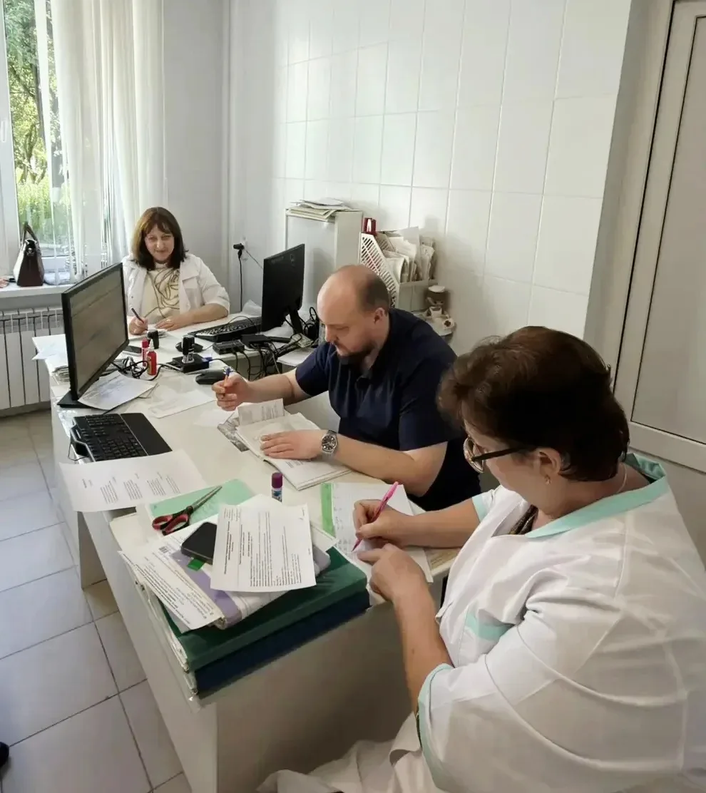 Кардиопатруль Курской областной больницы провел прием в Конышевском районе. В составе выездной брига