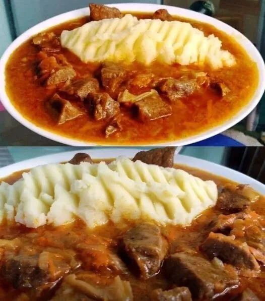 ГУЛЯШ, КАК В СССР. СКАЗОЧНЫЙ ВКУС: ПОДЛИВА С МЯСОМ ПО ТОМУ САМОМУ РЕЦЕПТУ