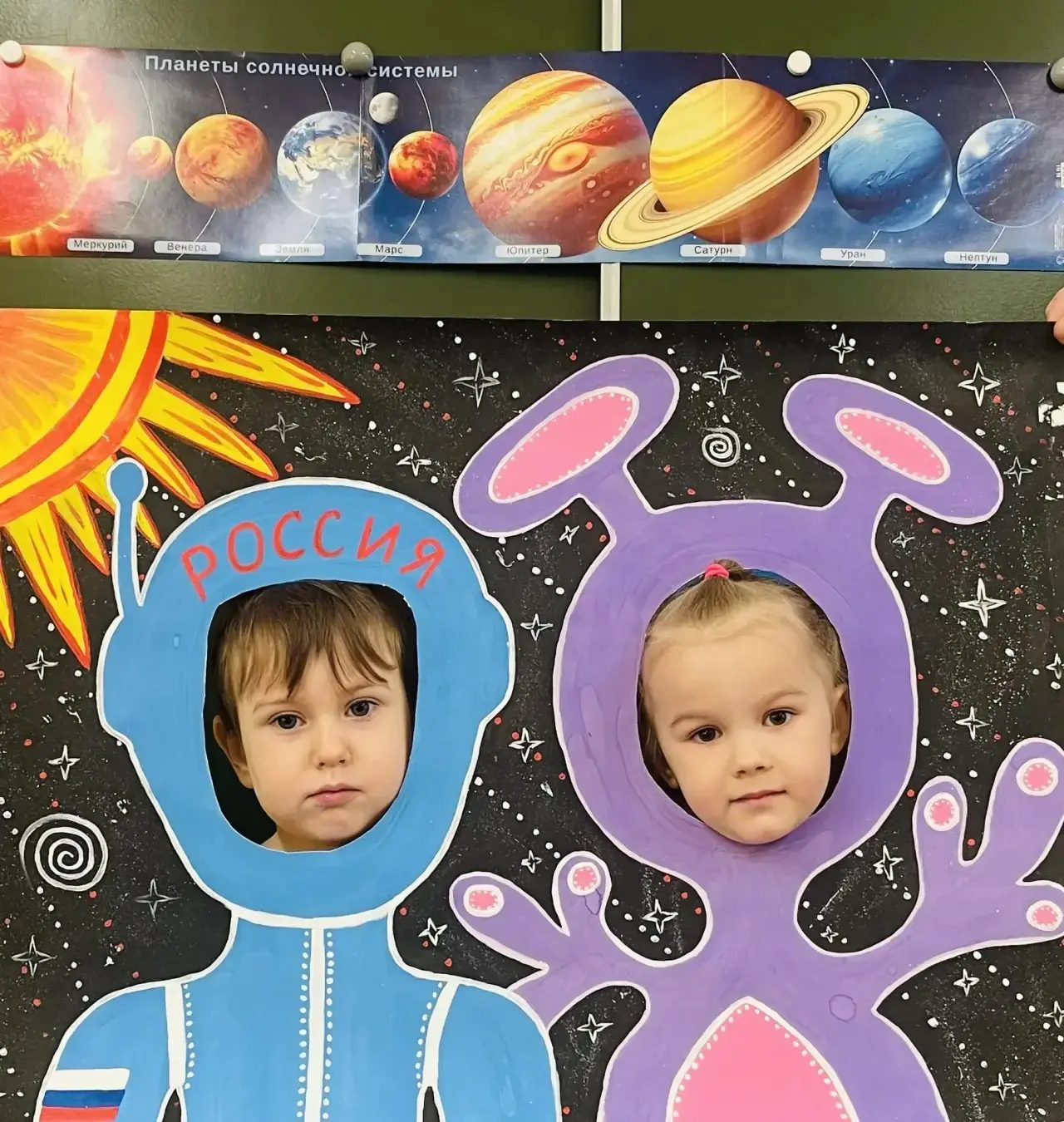 🚀 В младшей группе №27 прошла тематическая неделя, посвящённая Дню космонавтики!  Ребята узнали мног