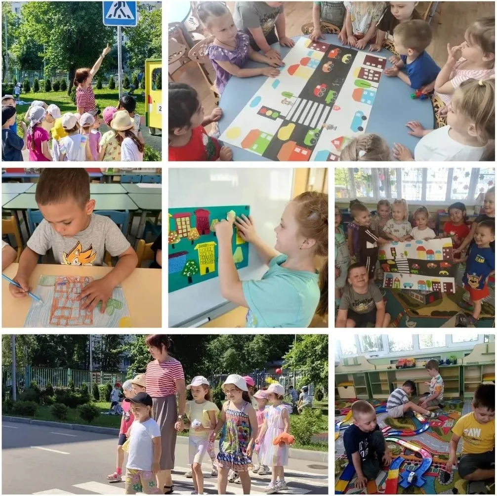 #НовостиДошкольников
☀️ «Улицы города» 

Лето у детей в дошкольном отделении №8 проходит не только в