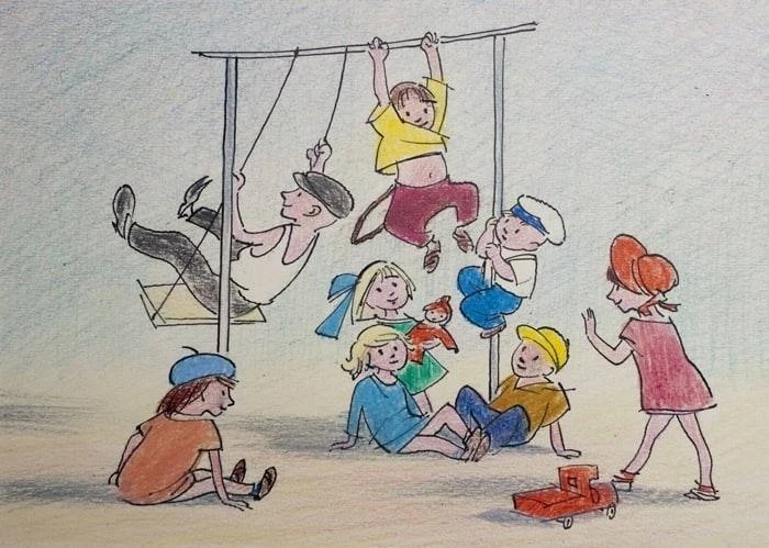 Ребенка моего не трогай!

На детской площадке раздались крики: «Ребёнка моего не трогай! Отойди от н