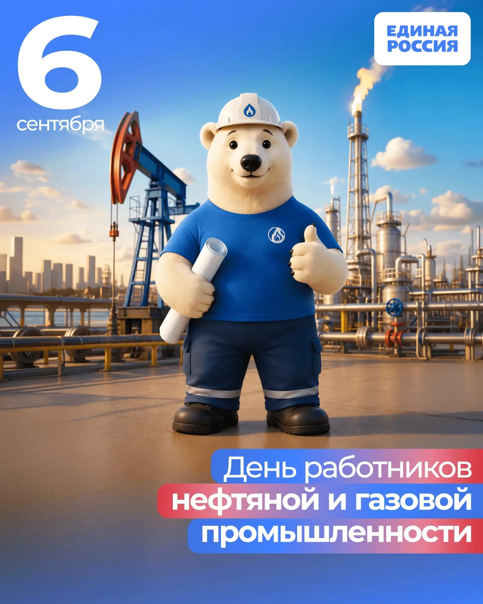 ⚡️ 6 сентября — День работников нефтяной и газовой промышленности