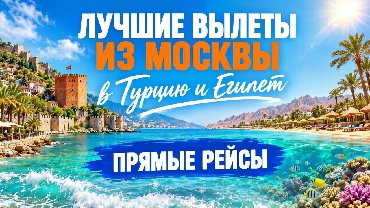 ☀️ Лучшие предложения для тех, кто планирует слетать в теплые страны — подборка вылетов...