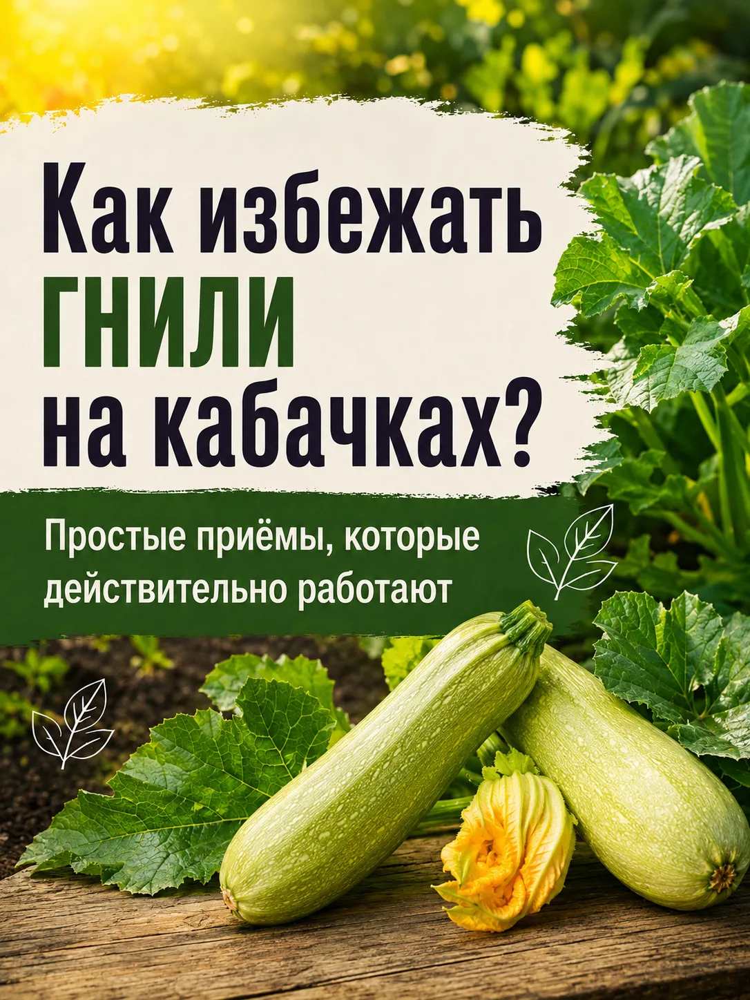 🥒 Как избежать гнили на кабачках? 
Простые приёмы, которые действительно работают смотри в карусели