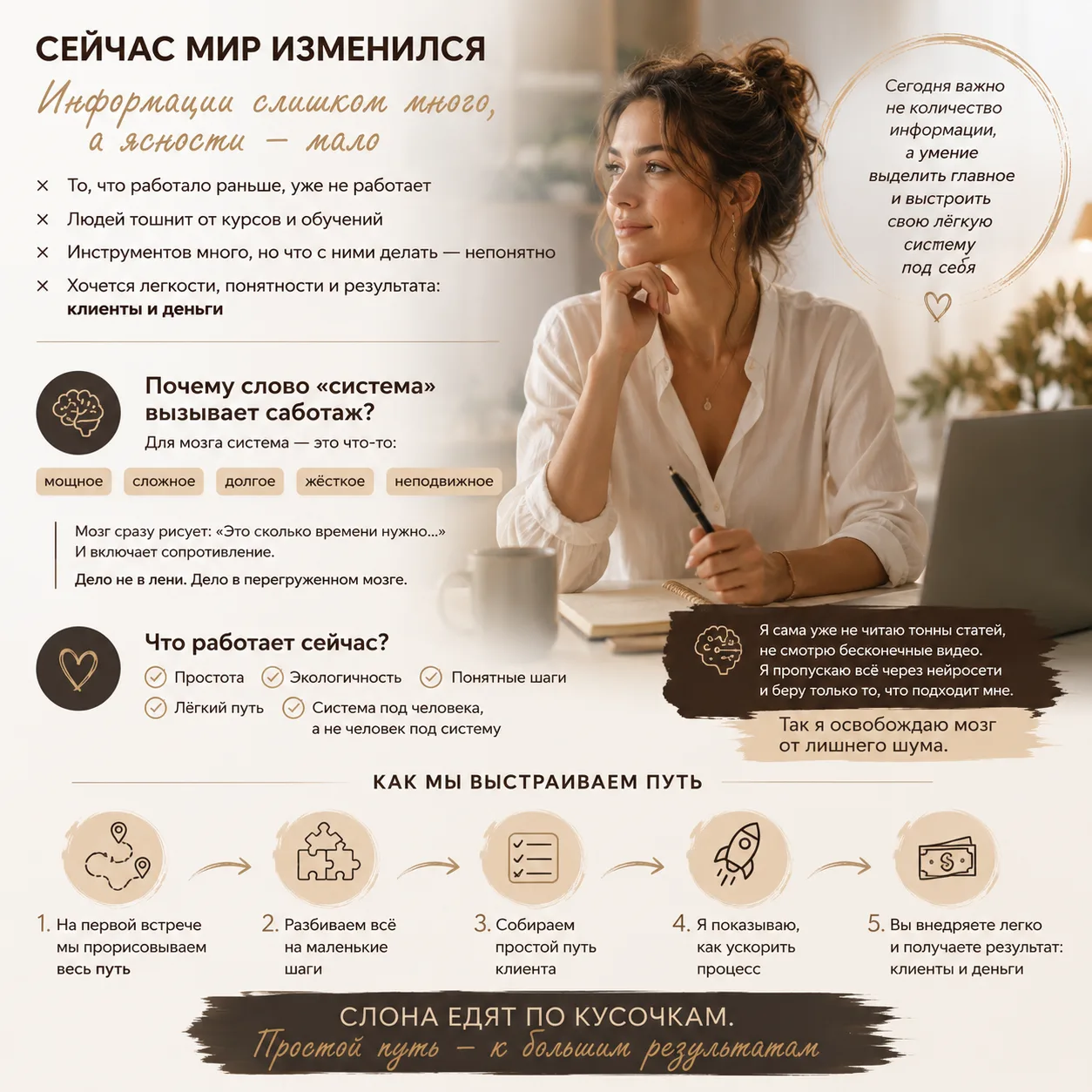 Люди потерялись в количестве информации.