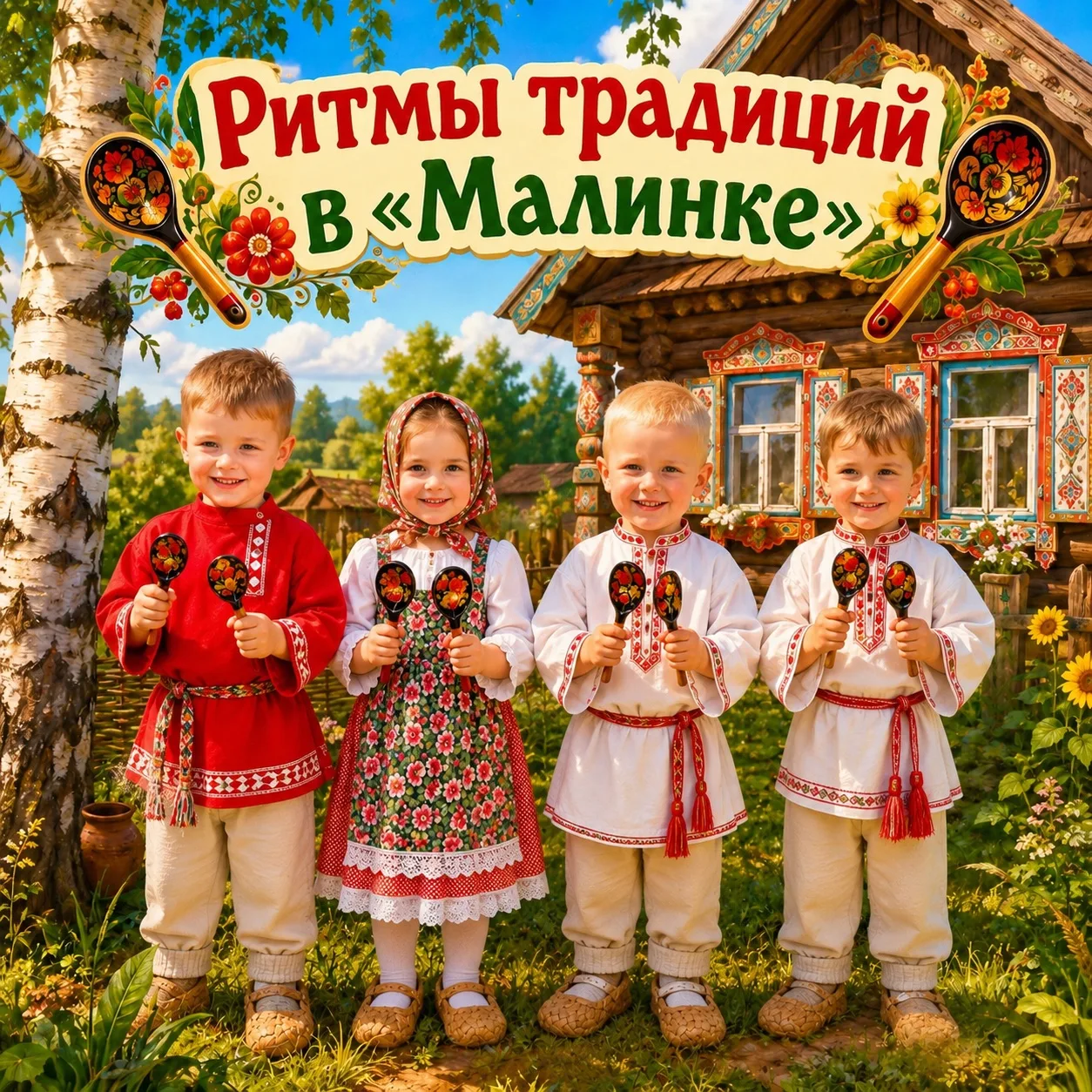 🪗 «Ритмы традиций» в «Малинке»! ✨

Когда дети берутся за русские народные инструменты, обычное заня