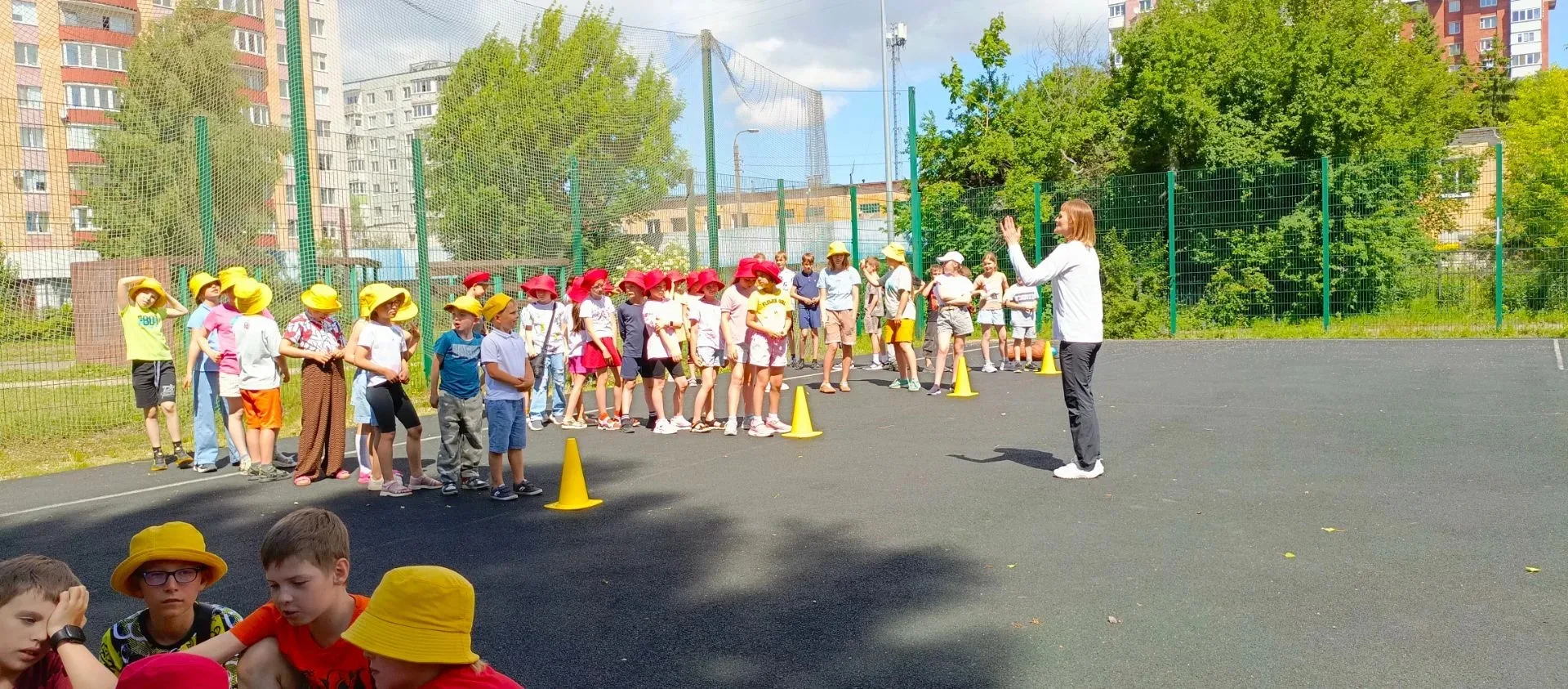 🤾‍♂️🤸🧘‍♀️
Сегодня в лагере был настоящий день спорта! 

Спорт — залог здоровья, и это все доказал