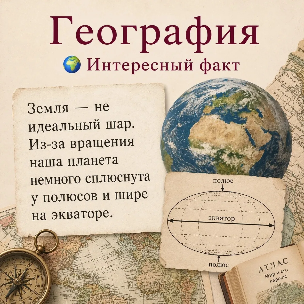 📚 Продолжаем нашу рубрику «Интересный факт»!

Школьные предметы могут удивлять не меньше приключенч