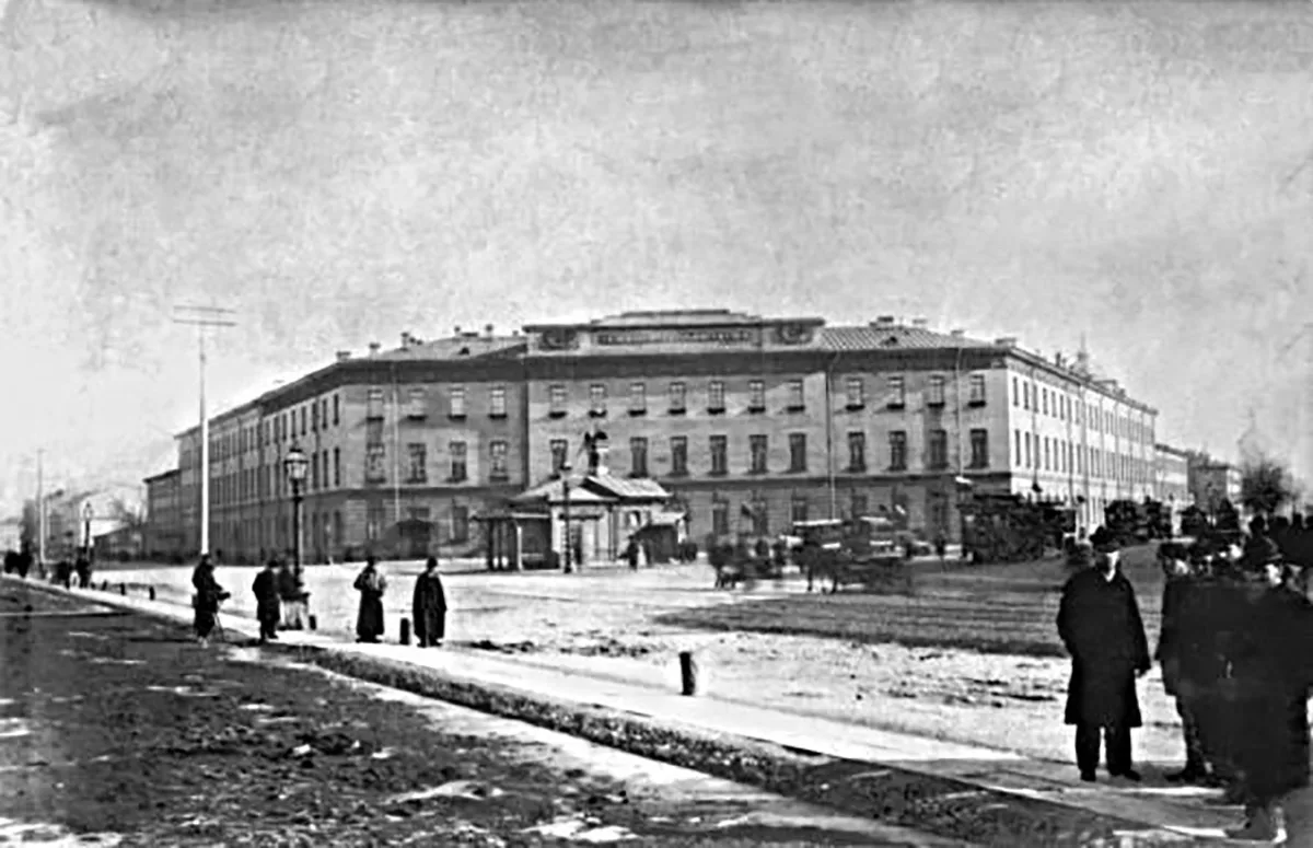 Петербург сквозь время. Технологический институт. Предположительно конец XIX века./То ж...