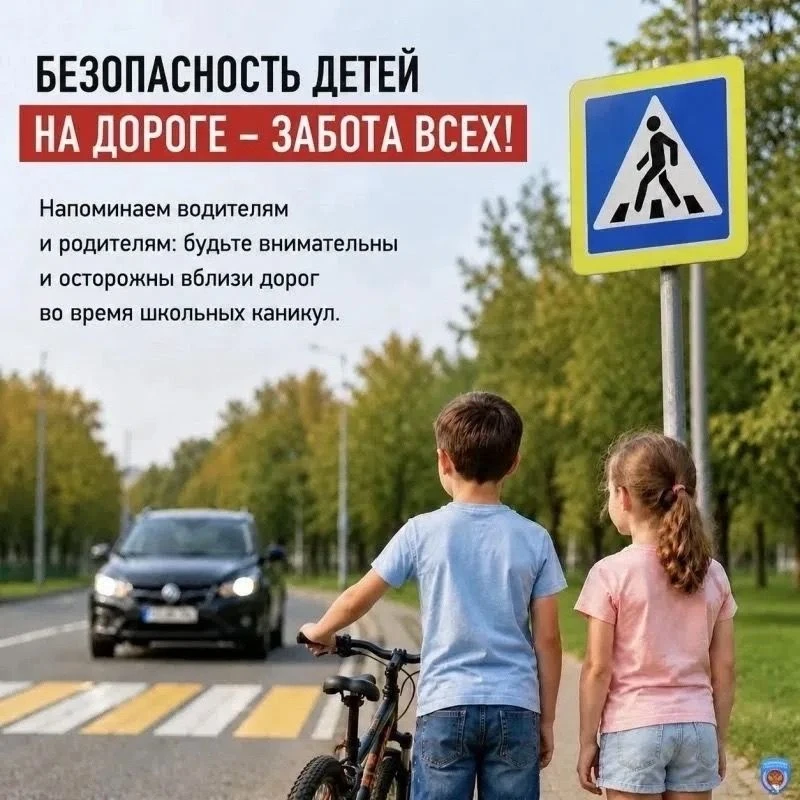 Госавтоинспекция напоминает о ПДД после возращения детей из мест отдыха.