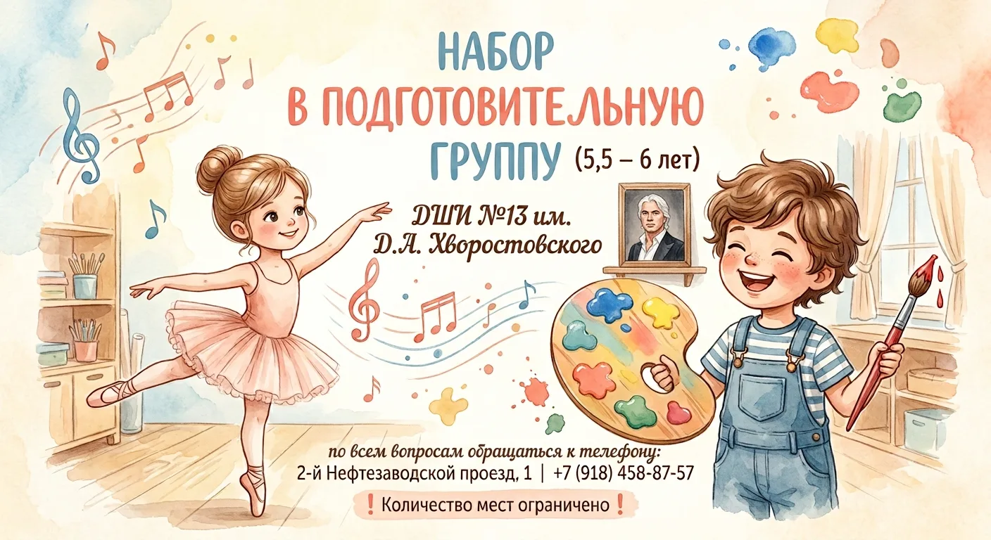 Открыт набор в подготовительную группу для малышей! ✨