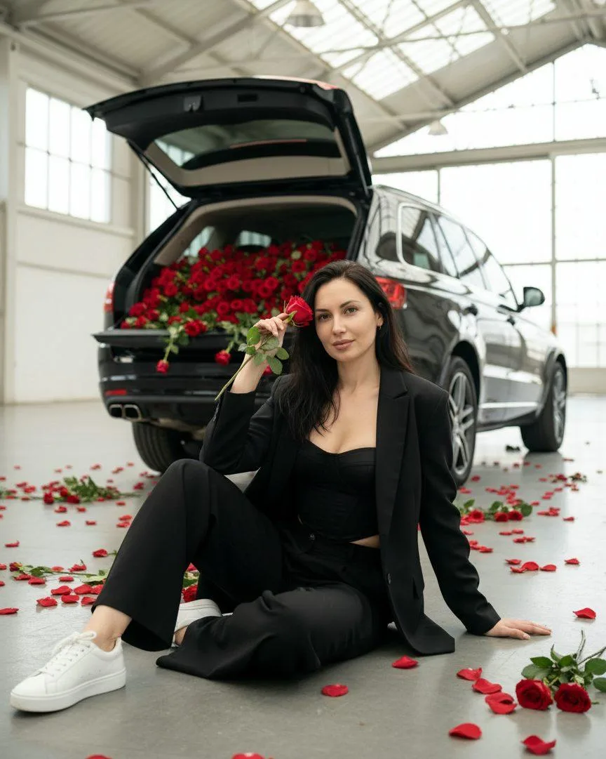 Алые розы🌹