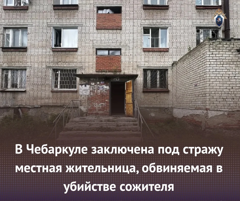 В Чебаркуле заключена под стражу местная жительница, обвиняемая в убийстве сожителя

Следователем сл