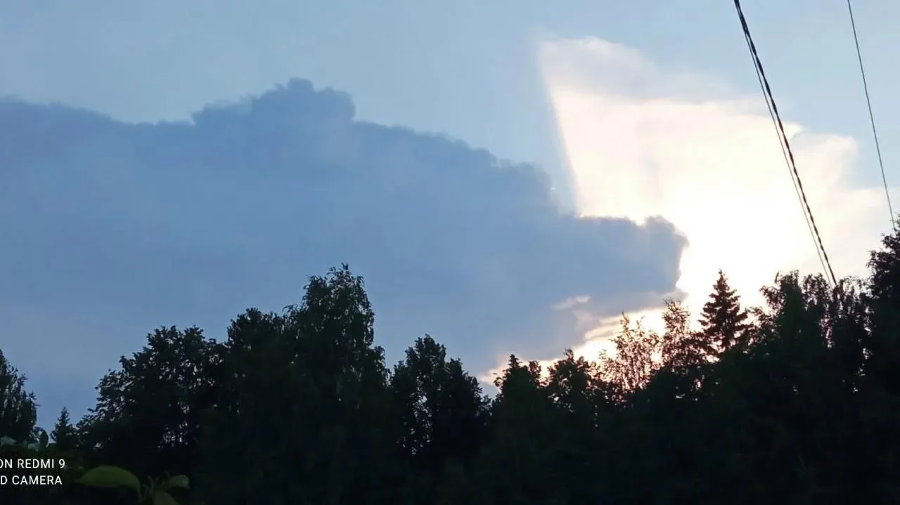 Мишка в вечернем небе. Снято вчера из СНТ «Банная Гора» 🐻