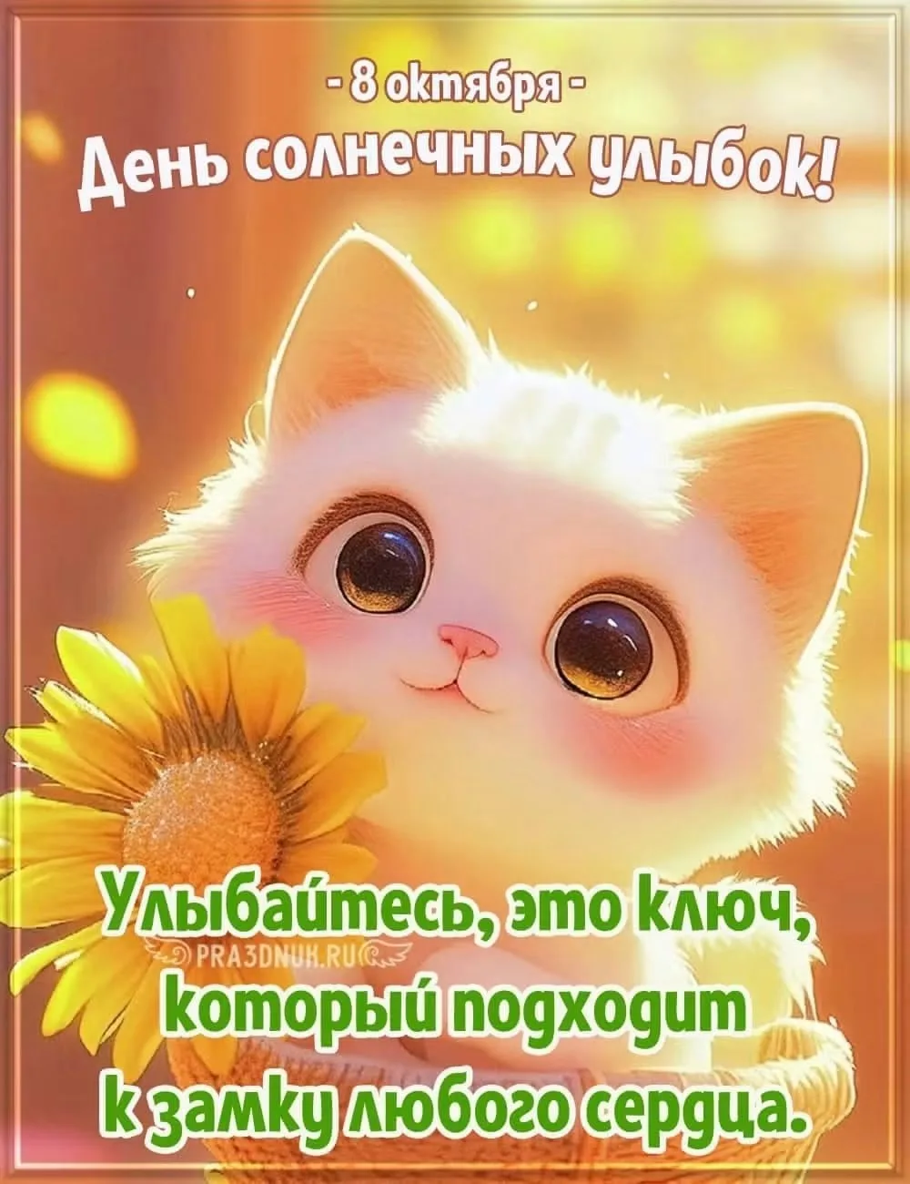 8 октября - день солнечных улыбок