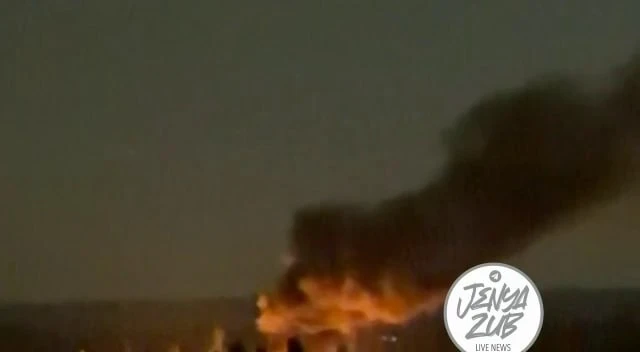 ❗️В пригороде Харькова возникло возгорание после прилёта БПЛА