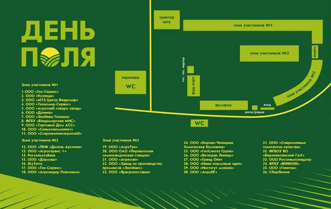 🌾 Вы готовы?  Мы тоже!

Сегодня в пос. Колобово Шуйского района  свою работу начнет «День поля-20
