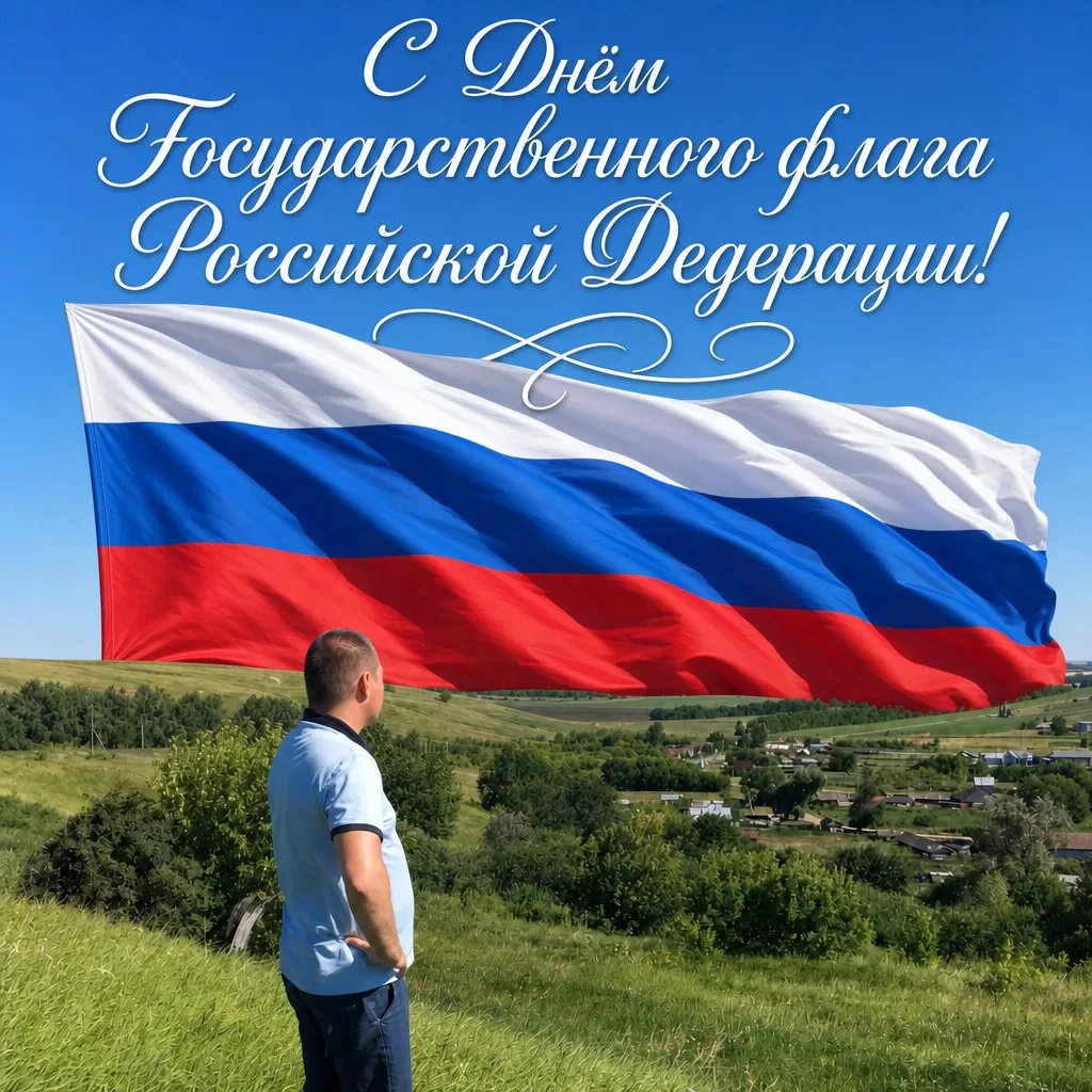 Дорогие друзья! Поздравляю вас с Днем Государственного флага Российской Федерации!