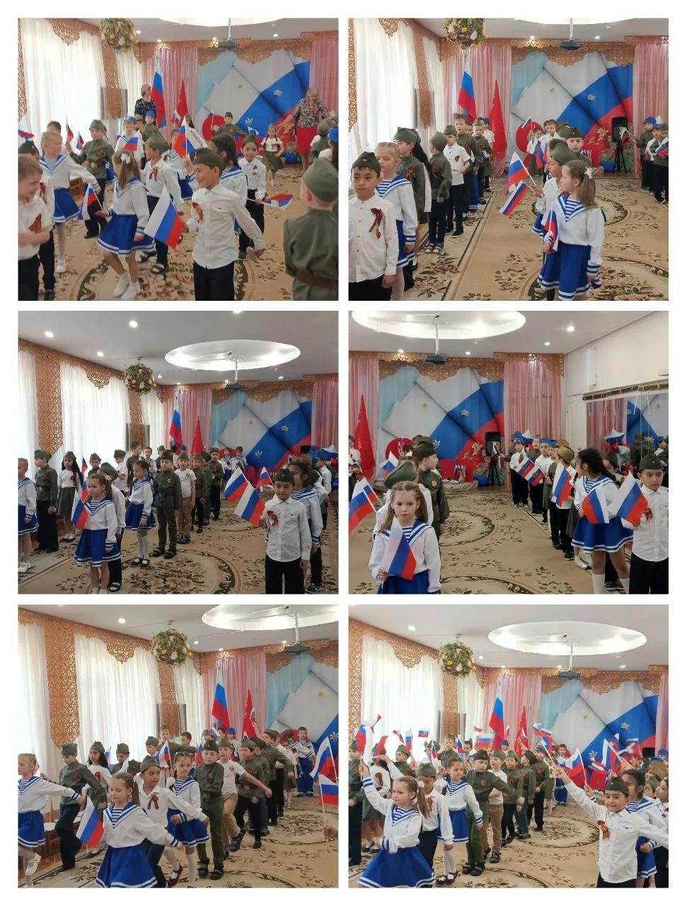 Сегодня в нашем садике мы отмечаем самый главный, трогательный и всеми любимый праздник- День Победы