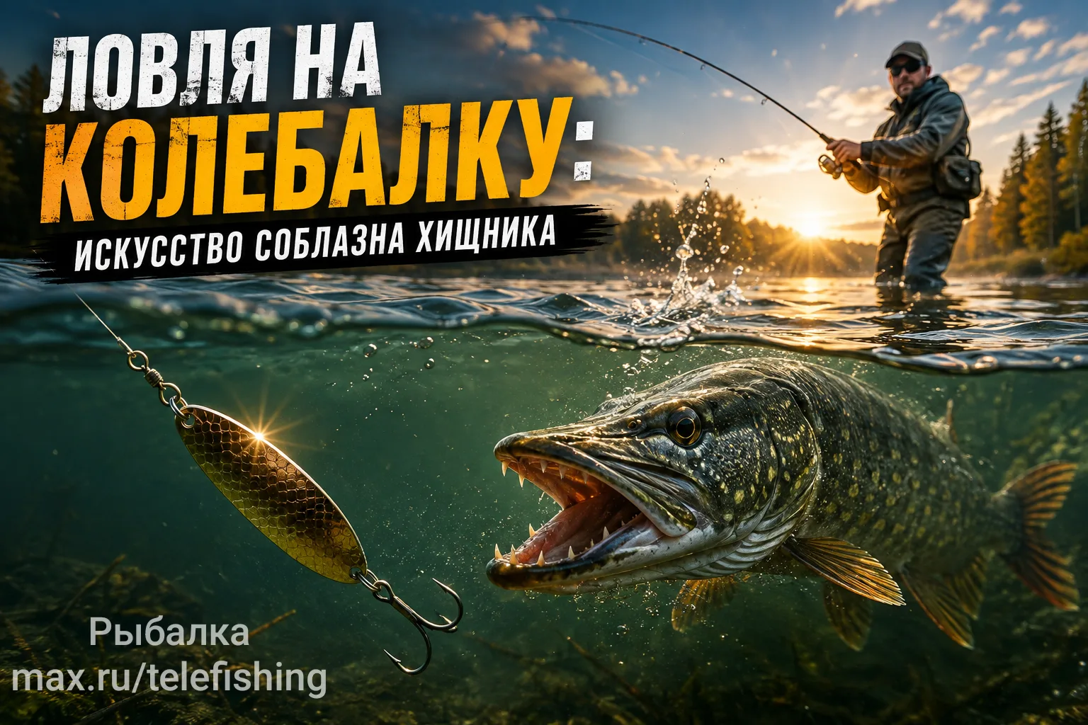Ловля на колебалку: искусство соблазна хищника