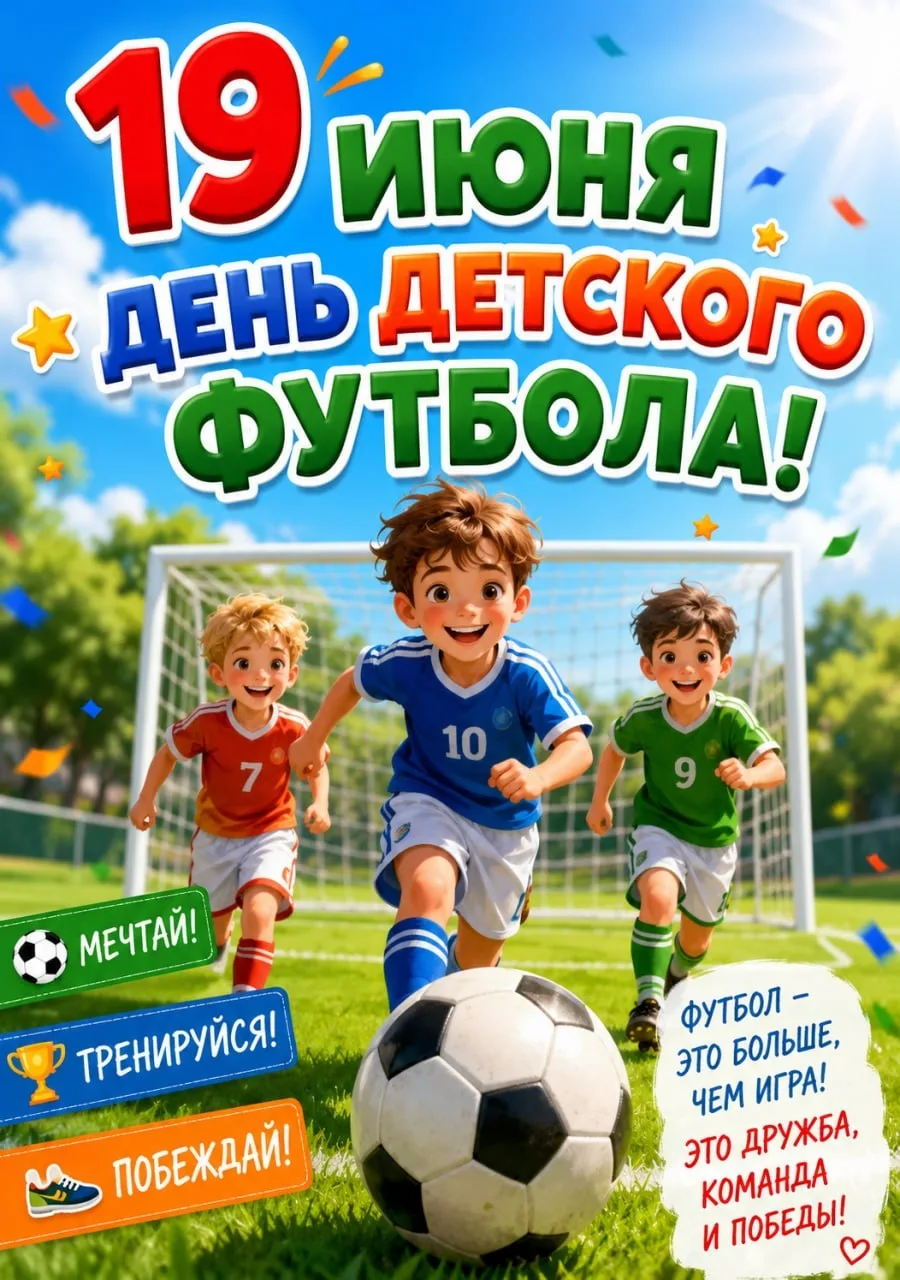 🔆 С Днём детского футбола!
