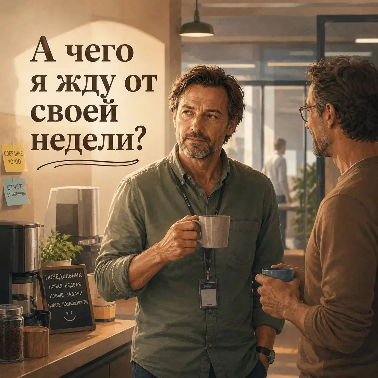 В понедельник коллега спросил: