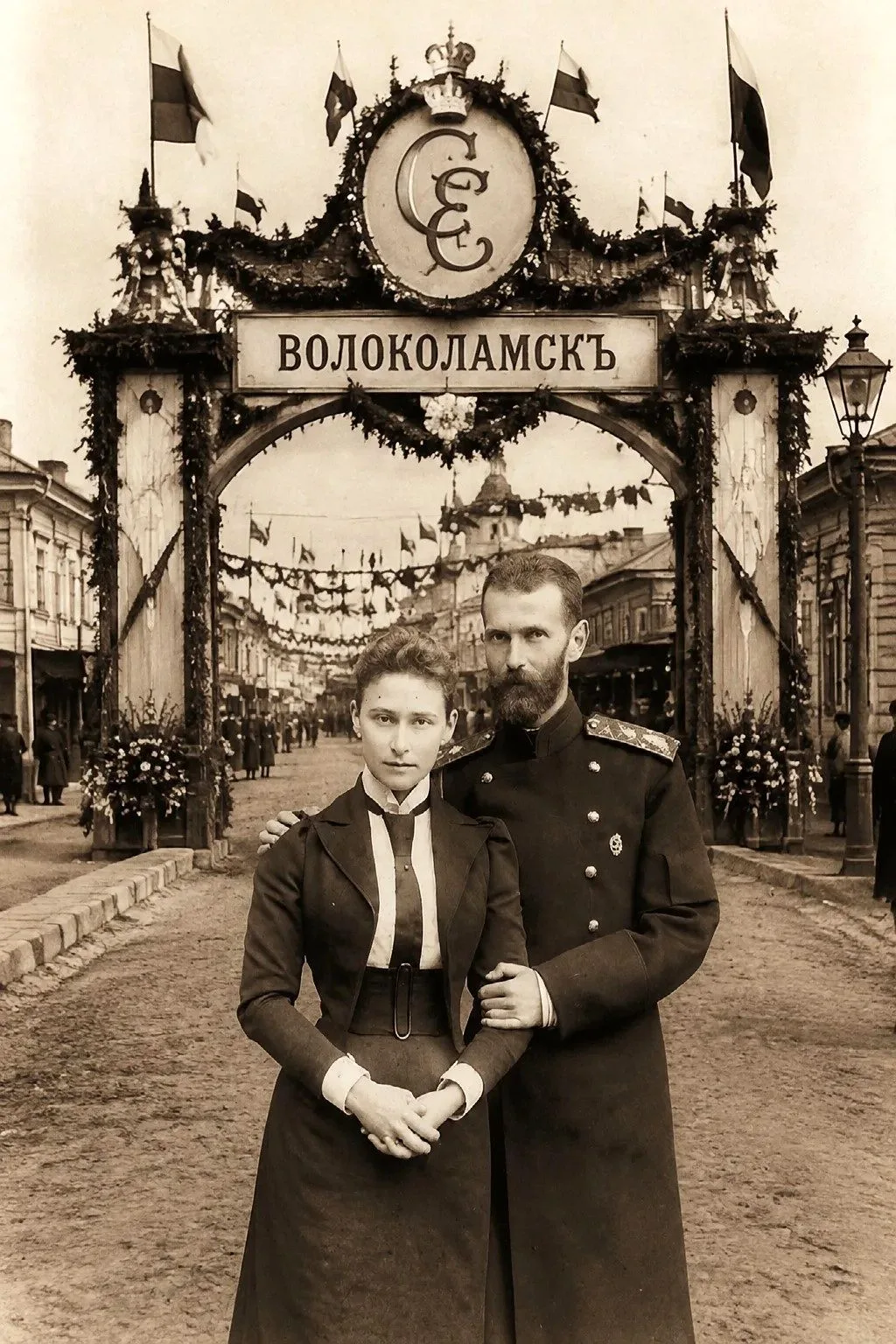 Визит великих особ👑✨: как Волоколамск встречал Сергея Александровича и Елизавету Фёдор...