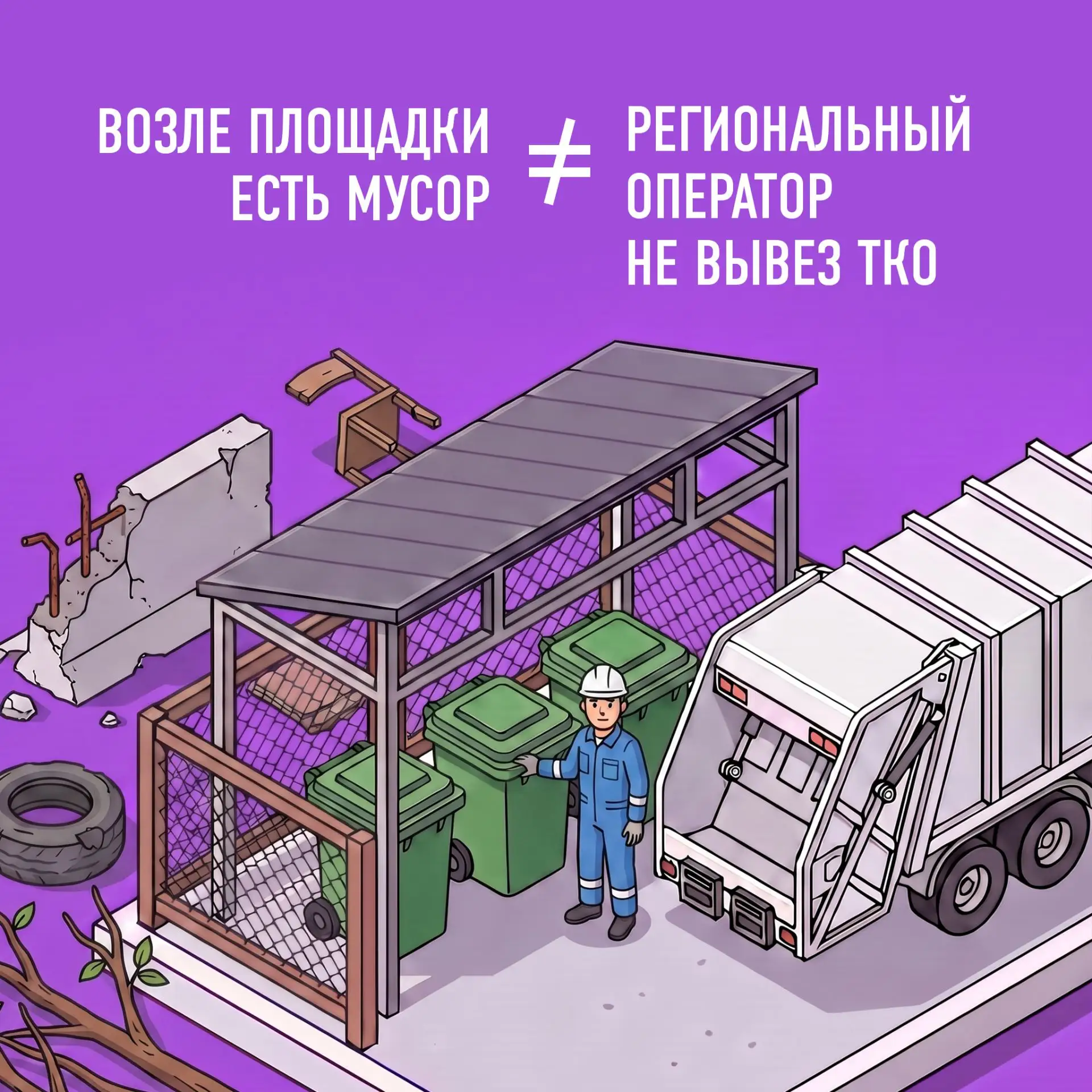 ⚡️Жалоба на мусор — еще не жалоба на регоператора.