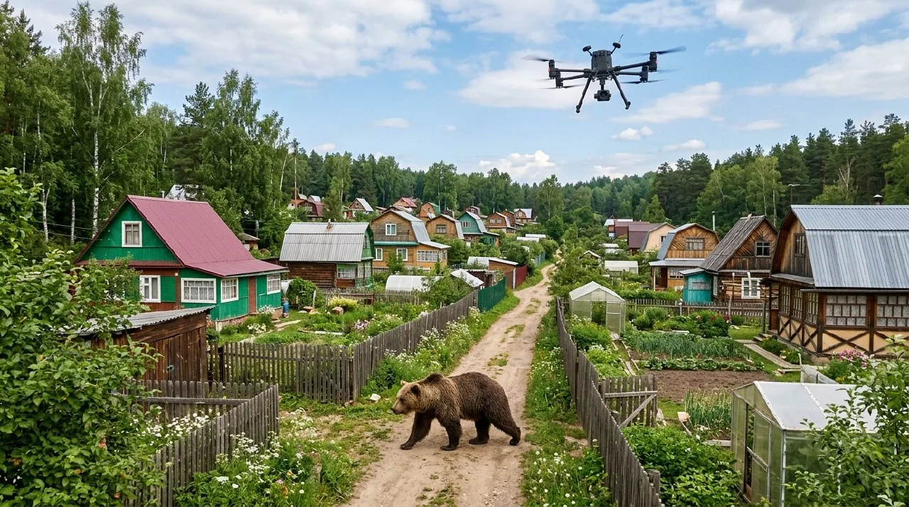 Скинулись на дрон с тепловизором 🐻