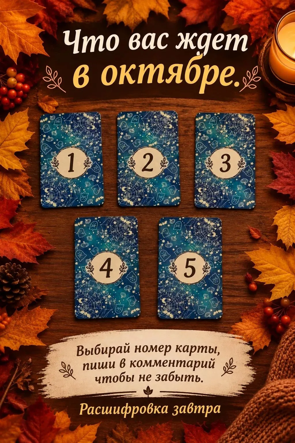 Октябрьский расклад.