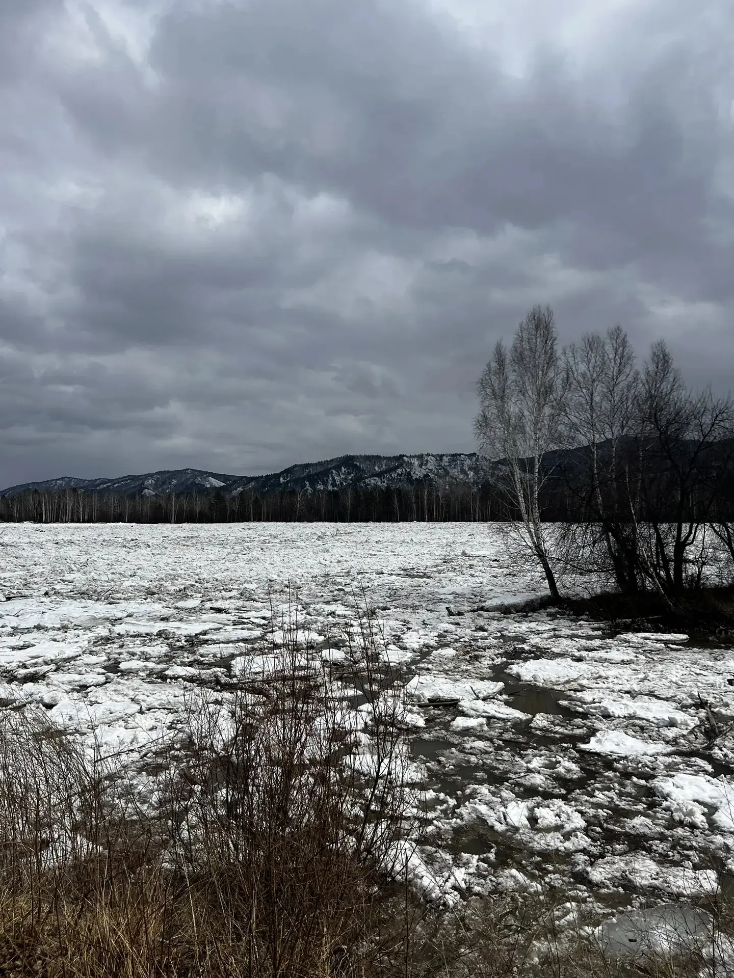 💦‎Вода уходит с подтопленных в Абазе дачных участков. Уровень реки понижается. Затор понемногу размы