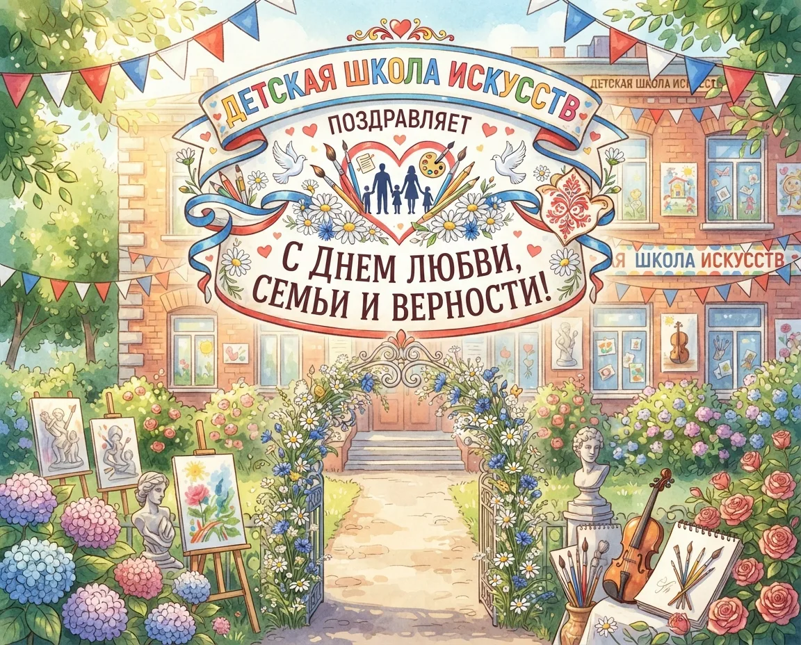 🌼Дорогие друзья!

🫶Детская школа искусств поздравляет всех жителей и гостей територии с днём любви