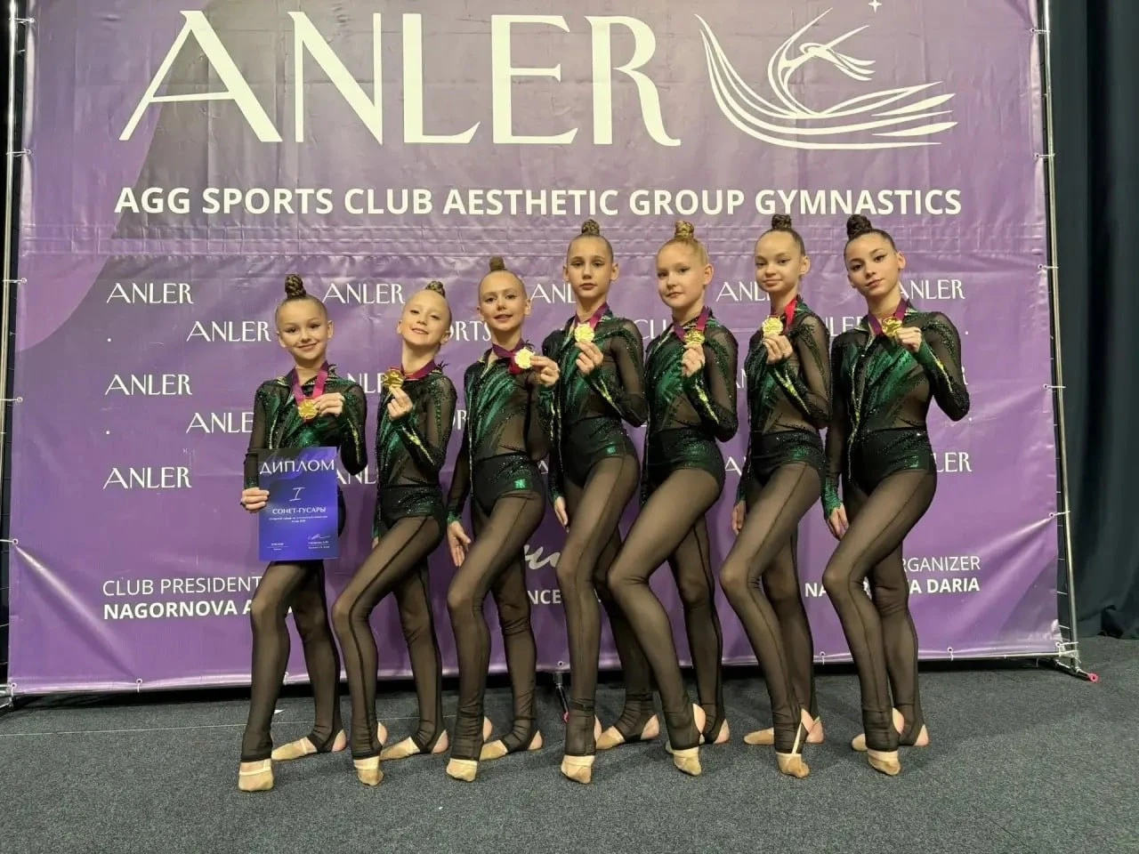 🥇 Раменские гимнастки — первые!