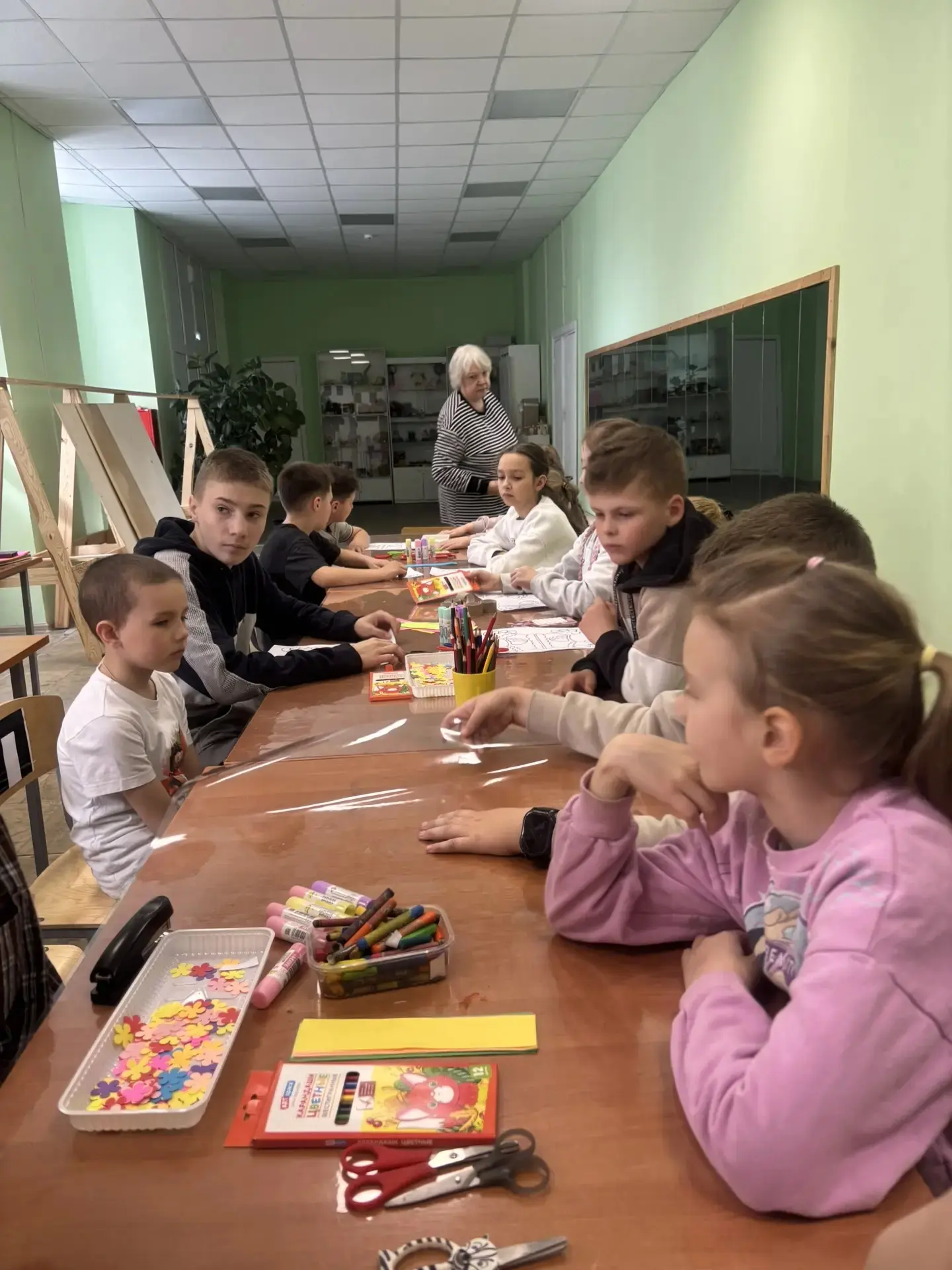 Светлая Пасха — в светлых сердцах наших детей 🕊️✨  Сегодня первый и второй отряды нашего школьного л