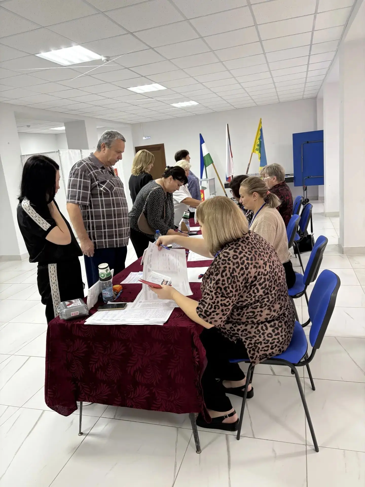 На избирательном участке 226