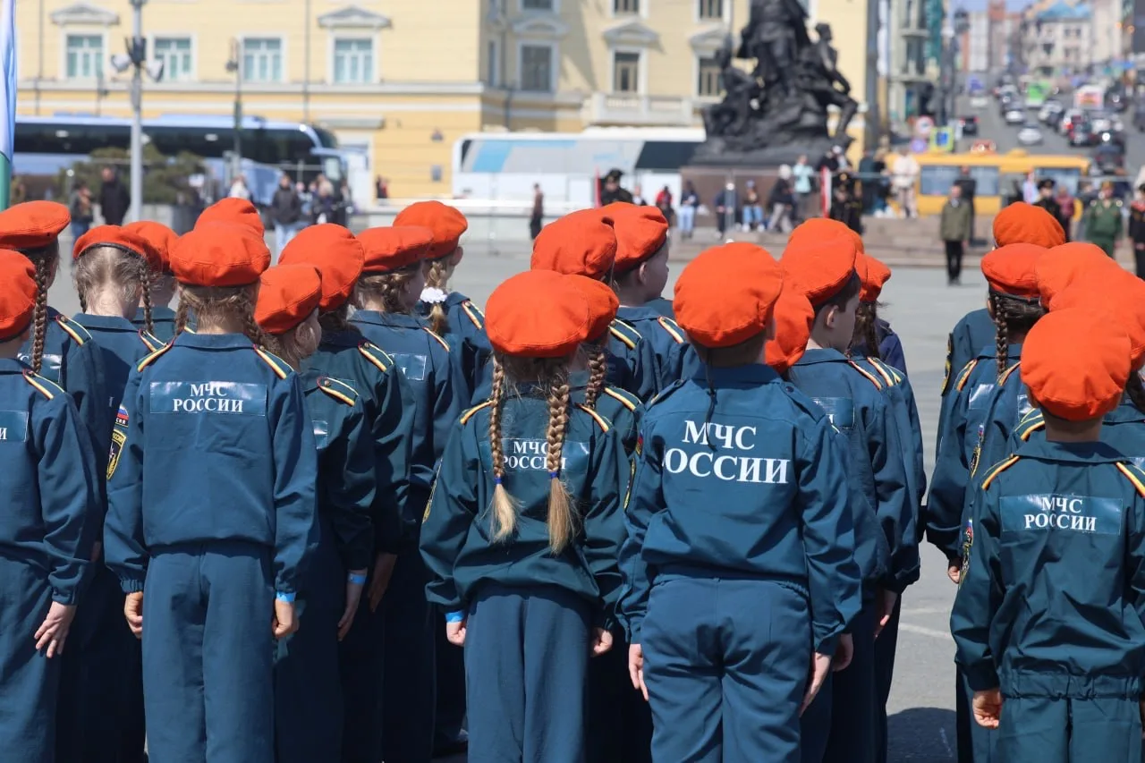 Во Владивостоке прошла первая репетиция международного парада «Правнуки Победы»  Сегодня на централь