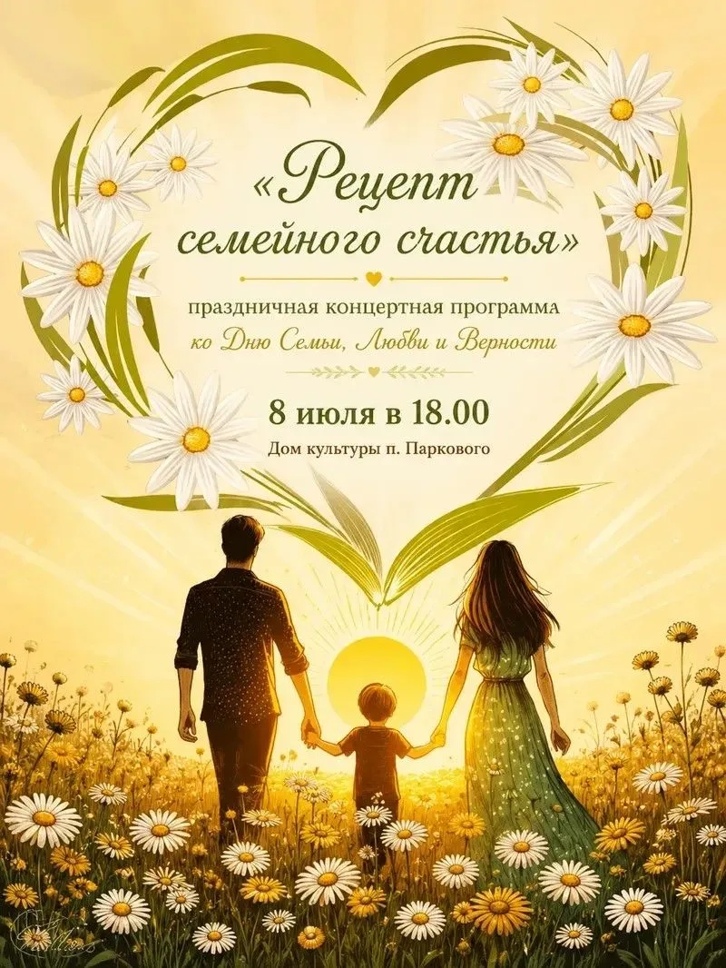 ⚡️Уважаемые жители и гости поселка Парковый! Приглашаем вас на праздничный концерт, пос...