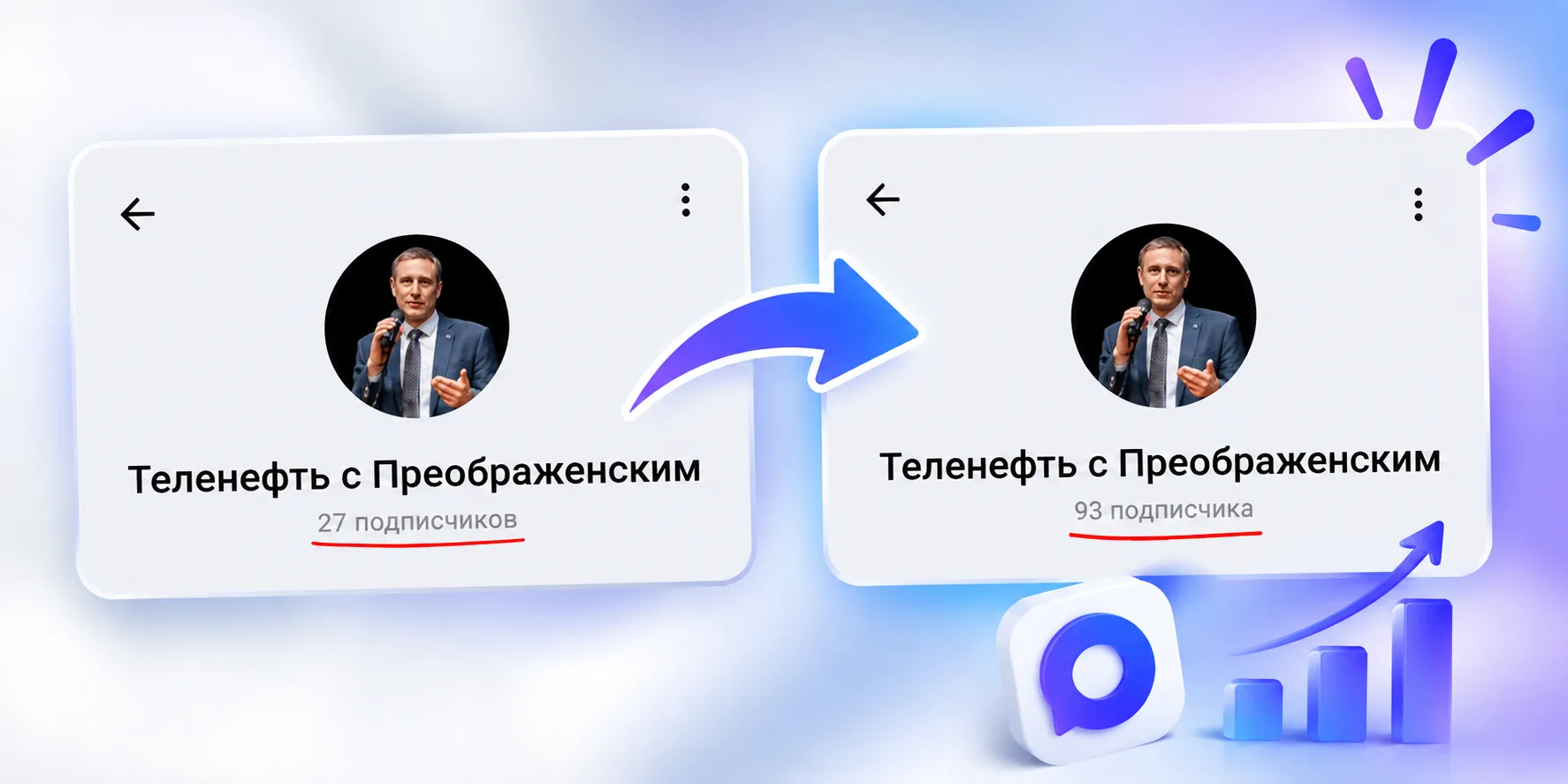 Получите +50-100 подписчиков в Макс за 3 дня