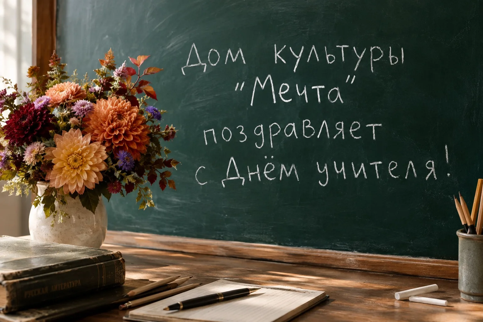С Днём учителя💐
