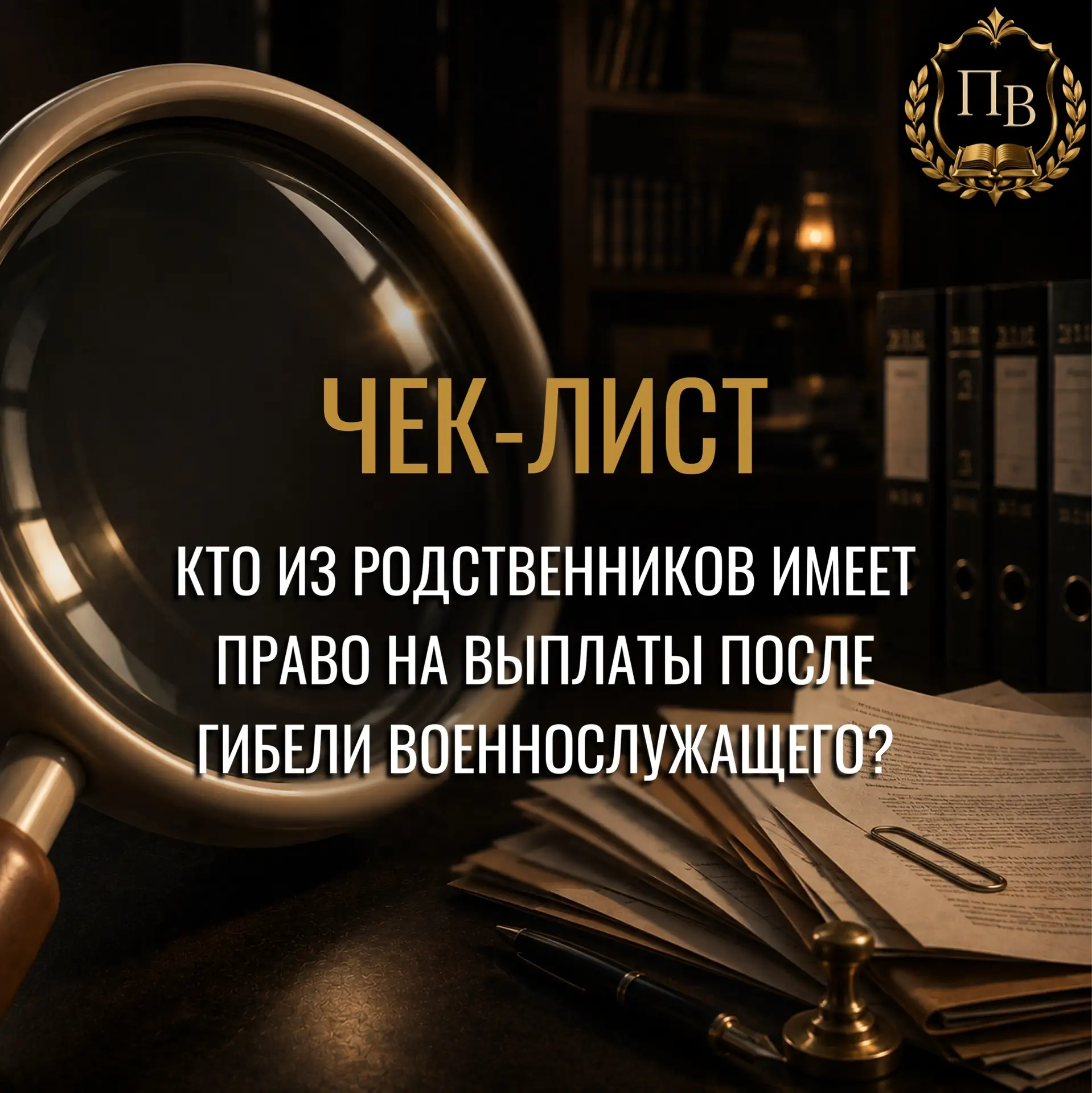 📌 Кто имеет право на выплаты после гибели военнослужащего: чек-лист по родственникам