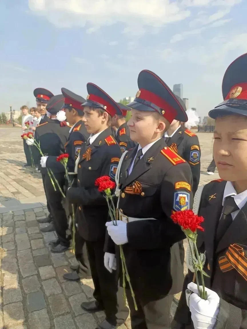 🌟В преддверии Дня Победы кадеты нашей школы приняли участие в торжественном городском мероприятии, о