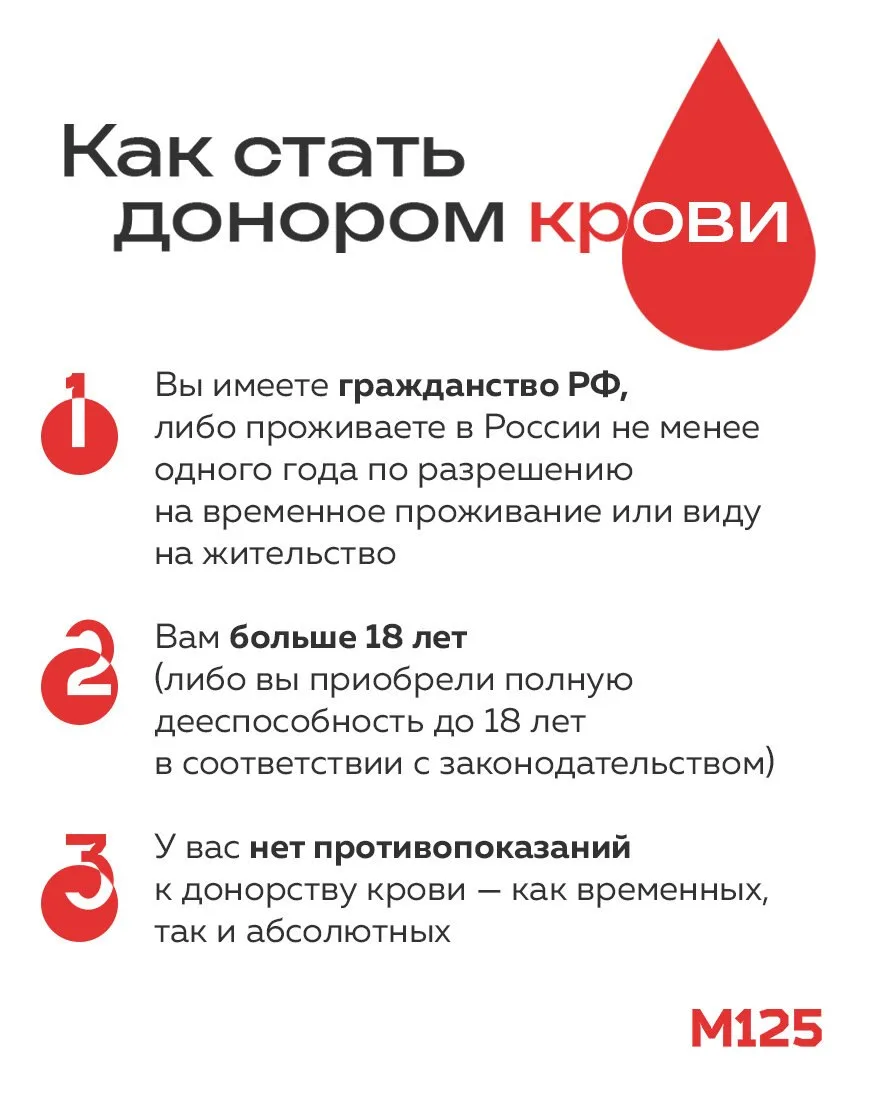 Как стать донором в Москве? Специально для вас подготовили памятку, как сдать кровь и ч...
